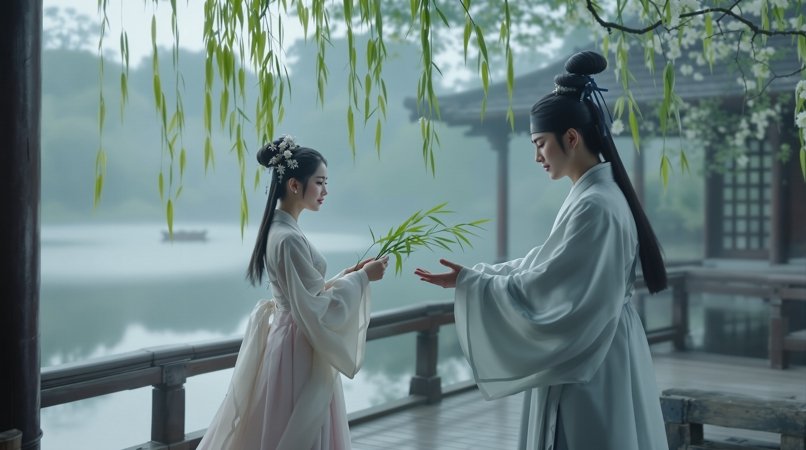 折柳送别时 - 日韩电影高清吻戏片段封面
